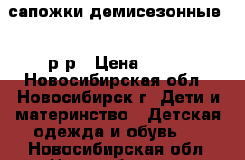 сапожки демисезонные 23 р-р › Цена ­ 300 - Новосибирская обл., Новосибирск г. Дети и материнство » Детская одежда и обувь   . Новосибирская обл.,Новосибирск г.